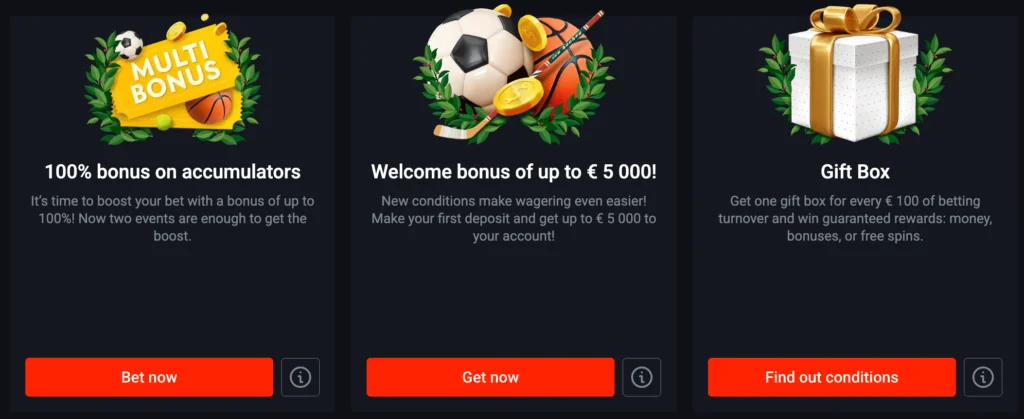 Pin Up Africa Bonuses